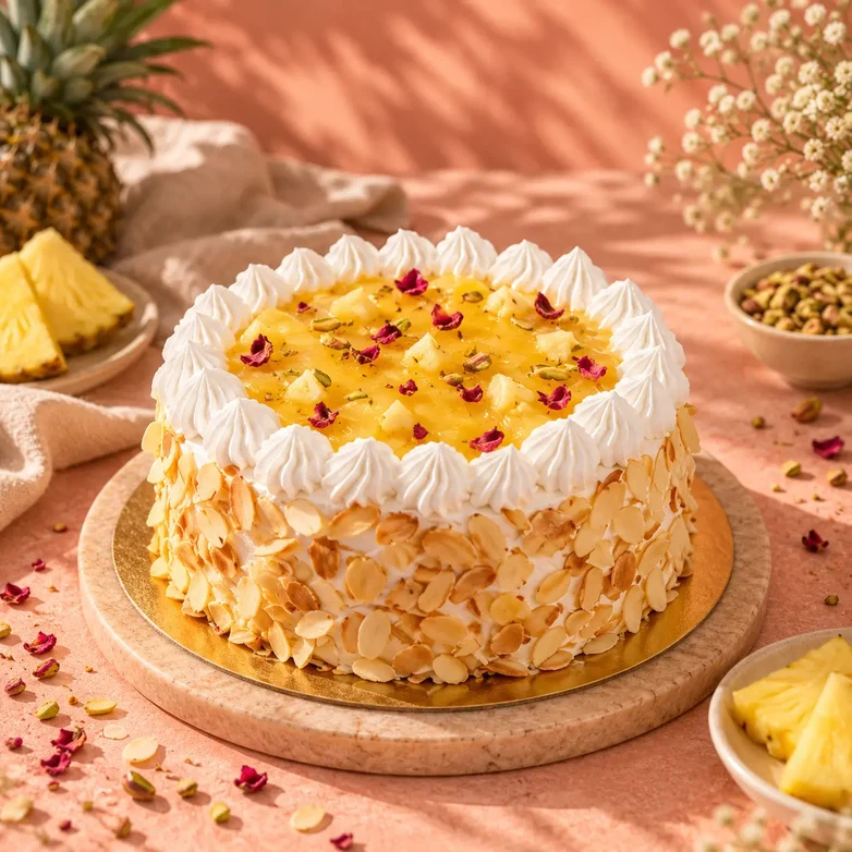 Sunlit Pineapple Almond Cream